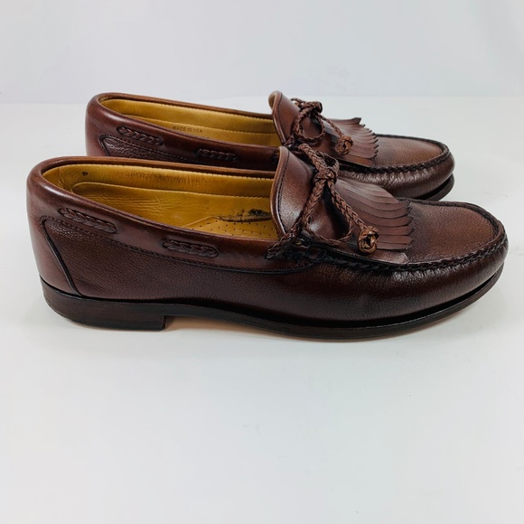 Allen Edmonds Nottingham Leather Loafers Men\'s 8 D